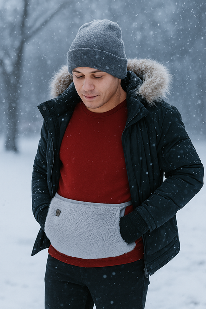 Comfort Cove - Electric Heating Pad & Thermal Wrap Belt (Lumbar, Waist & Body Pain-Relief Support with Heated Blanket Effect)