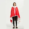 Comfort Cove - Oversized Korean-Style Fleece Shawl Blanket Hoodie (Premium Wearable Blanket for Home, Lounge & Festivals)