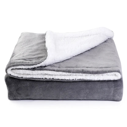Comfort Cove - Ultra-Soft Flannel Electric Throw Blanket  (Constant Temperature Heated Throw, Travel & Home Friendly)