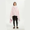 Comfort Cove - Oversized Korean-Style Fleece Shawl Blanket Hoodie (Premium Wearable Blanket for Home, Lounge & Festivals)