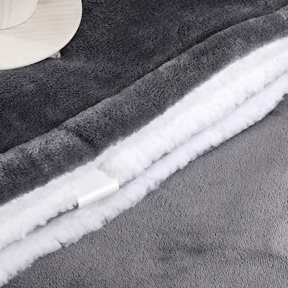 Comfort Cove - Ultra-Soft Flannel Electric Throw Blanket  (Constant Temperature Heated Throw, Travel & Home Friendly)