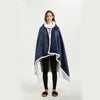 Comfort Cove - Oversized Korean-Style Fleece Shawl Blanket Hoodie (Premium Wearable Blanket for Home, Lounge & Festivals)