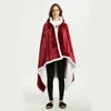 Comfort Cove - Oversized Korean-Style Fleece Shawl Blanket Hoodie (Premium Wearable Blanket for Home, Lounge & Festivals)