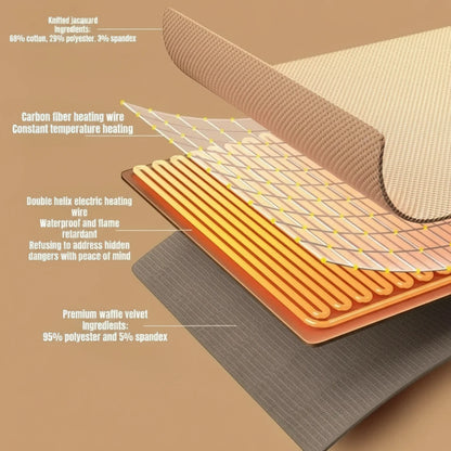 Comfort Cove - Wearable Electric Blanket (USB 3-Level Heating | Home • Office • Outdoor)