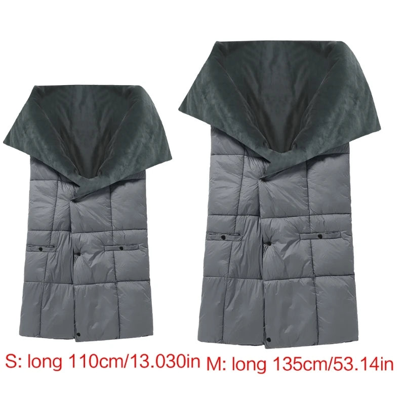 Comfort Cove - USB Heating Blanket Vest (Electric Shawl & Mat, 3-Temp Controls for Outdoor Warming)
