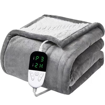 Comfort Cove - Soft Electric Heated Throw Blanket (6 Heat Levels • 4-Hour Auto-Off • Over-Heat Protection)