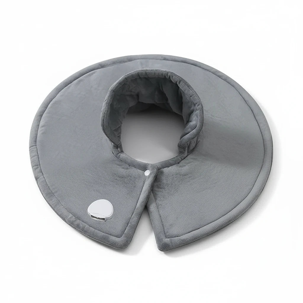 Comfort Cove - Electric Heated Shawl Blanket for Neck, Shoulders & Back (Grey, Washable & Cozy)