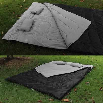 Comfort Cove - 2-Person Portable Winter Electric Heating Sleeping Bag (USB/Type-C Interface)