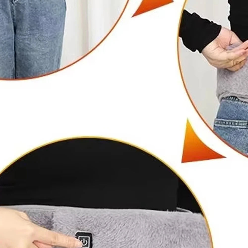 Comfort Cove - Electric Heating Pad & Thermal Wrap Belt (Lumbar, Waist & Body Pain-Relief Support with Heated Blanket Effect)