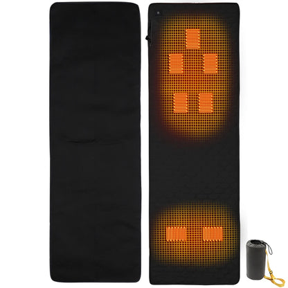 Comfort Cove - USB Heating Sleeping Mat (7-Zone Heated Mattress, Adjustable Temp for Camping & Home)