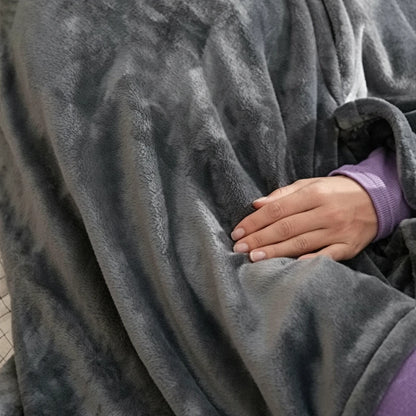 Comfort Cove - USB Electric Heated Blanket: 3 Heating Levels Fleece Wearable Body-Warmer