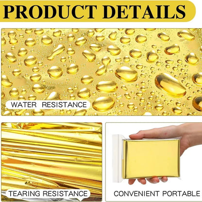 Comfort Cove – Portable Outdoor Emergency Survival Blanket (Reflective Insulation 130 × 210 cm)