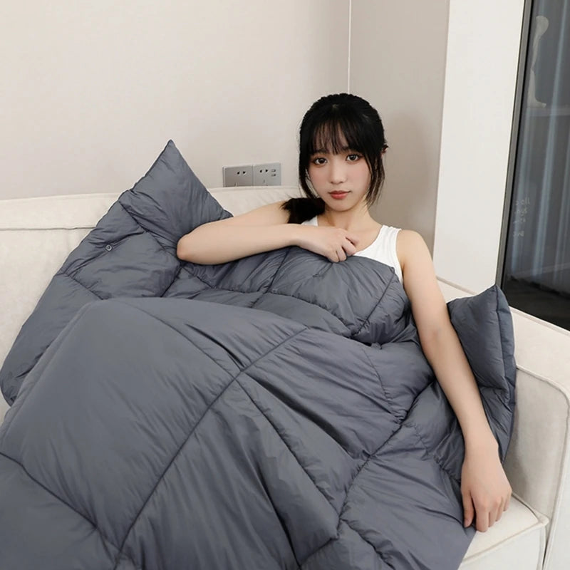 Comfort Cove - USB Heating Blanket Vest (Electric Shawl & Mat, 3-Temp Controls for Outdoor Warming)