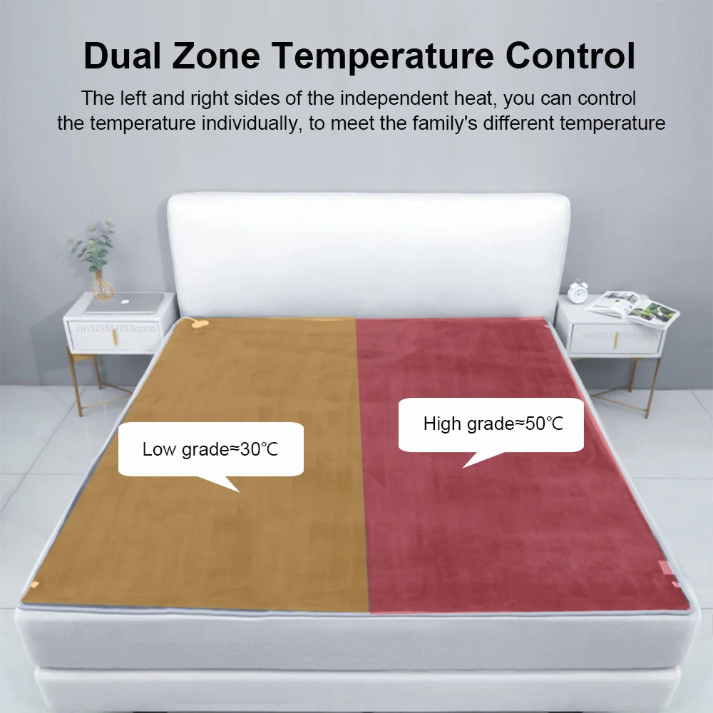 Comfort Cove - 220 V Thicker Automatic Thermostat Electric Heating Blanket & Thermal Mattress