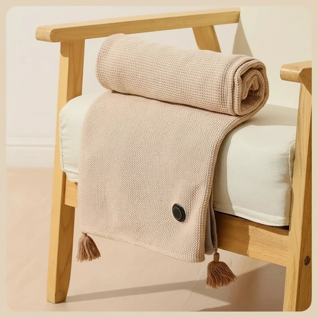 Comfort Cove - Wearable Electric Blanket (USB 3-Level Heating | Home • Office • Outdoor)